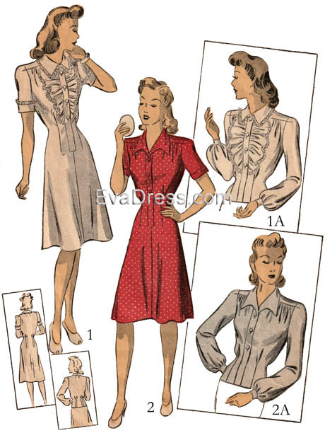 New Pattern D40-5285 1942 'Blouse Slip' FREE SHIPPING!
