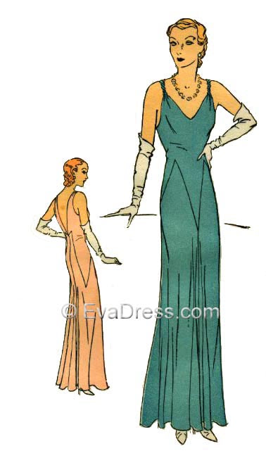 Pattern Tour E30-5918, 1931 Evening Frock