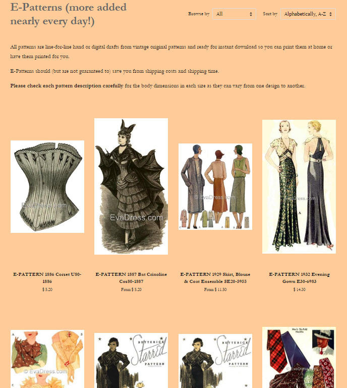 Mar. 6 - Mar. 10 The Week in Patterning - 65, EvaDress E-Patterns!