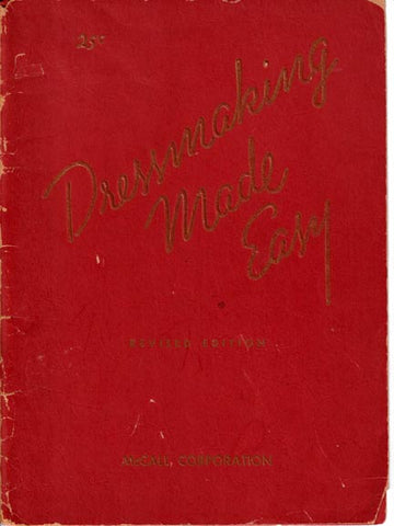 Original 1946 McCall Sewing Book