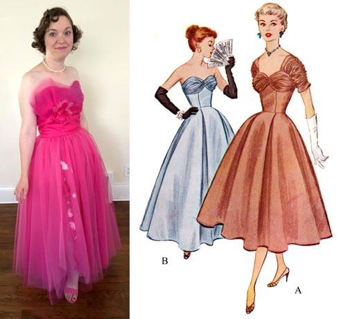 EvaDress.com 1953 Evening Dress E50-9509