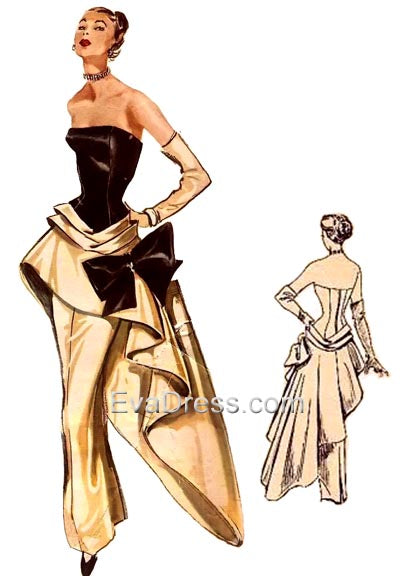Pattern Tour E50-1026, 1951 Evening Gown