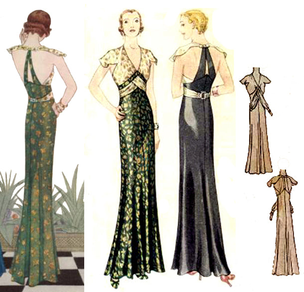 Pattern Tour, E30-6983 1932 Evening Gown