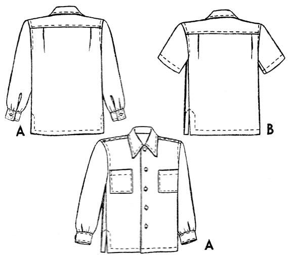 1945 Men's Shirts S40-6166