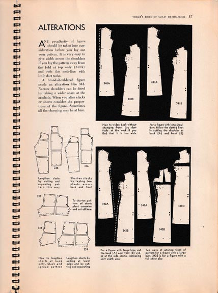 Original 1937 Vogue's Book of Smart Dressmaking