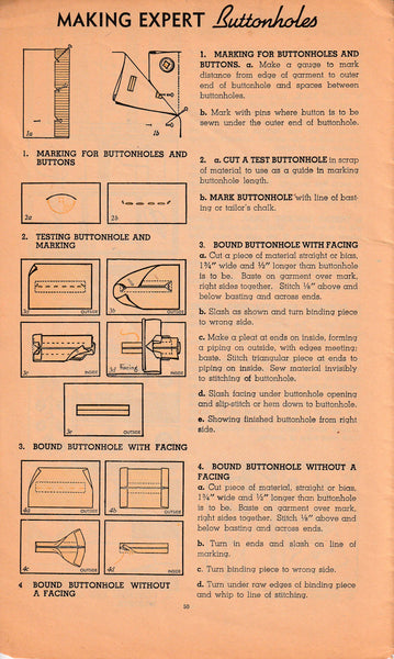 Original 1945 Simplicity Sewing Booklet