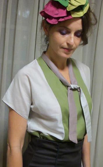 1928 Coqeutte Blouse B20-053