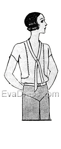 1928 Coqeutte Blouse B20-053