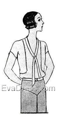 1928 Coqeutte Blouse B20-053