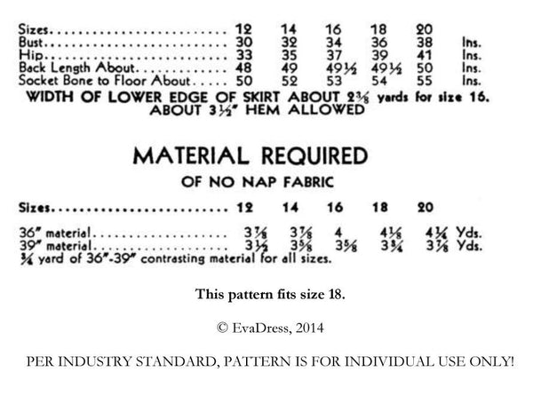 1934 Frock D30-1012