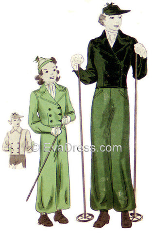 1936 Snow Suit Sp30-1263