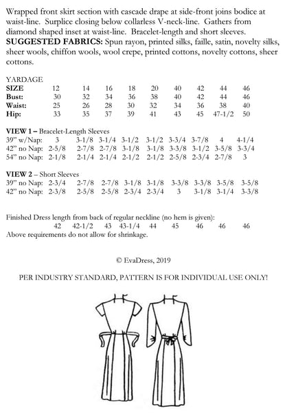 1943 Wrap Dress D40-1484