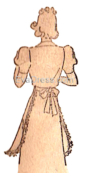 1939 Hearts Apron, A30-1605