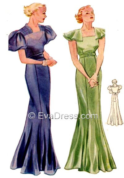1934 Evening Gowns E30-1771