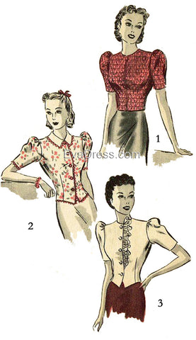 1937 Blouses B30-1806