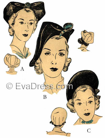 1938 Hats Acc30-1887