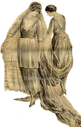 1920 Wedding Gown Br20-1920-5