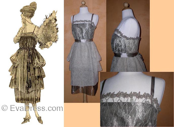 1920 Evening Frock E20-1920-1