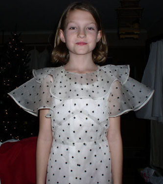 1936 Juniors' or Girl's Graduation or Party Dress E30-1966