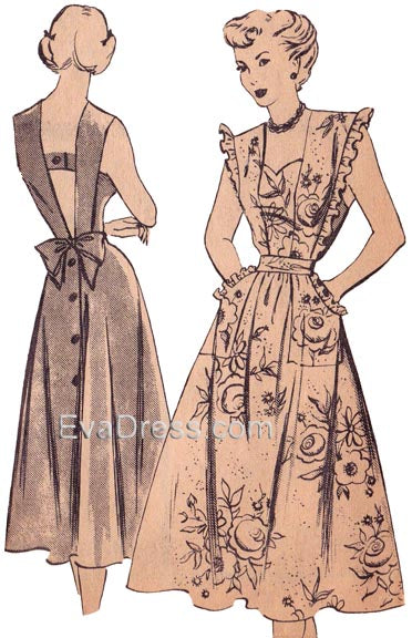 1949 Pinafore Sun Dress D40-2532