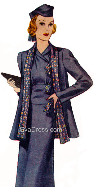 1938 Dress & Reversible Jacket SE30-2653