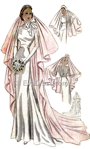 1936 Bridal Veils Br30-3043