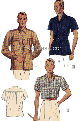1939 Men's Shirts S30-3089
