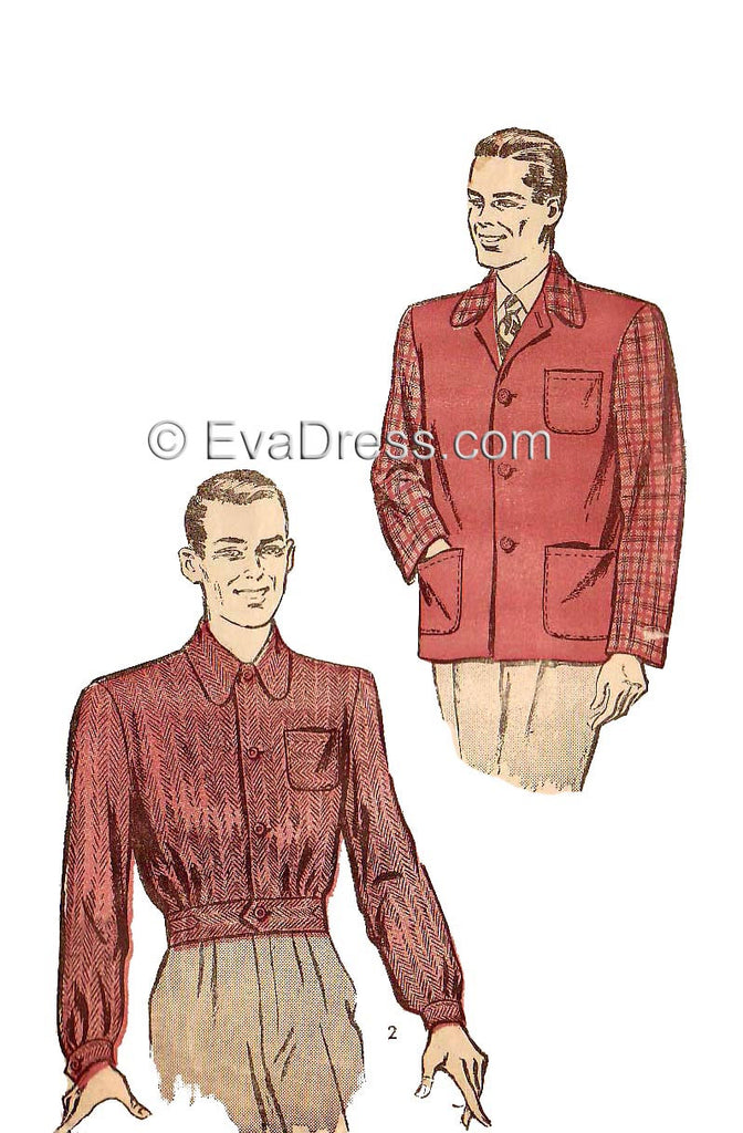 1940's Men's Jackets C40-3969