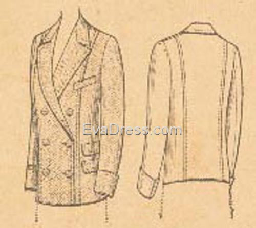 1908 Ladies' Double-Breasted Jacket C00-4035