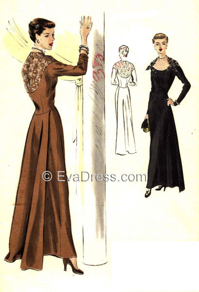 1949 Evening Gown, E40-4057