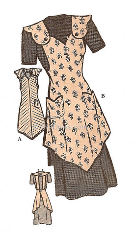 1940's One-Yard Apron, A40-4599