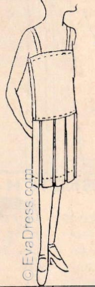 1929 Box-Pleat Skirt Sk20-4656