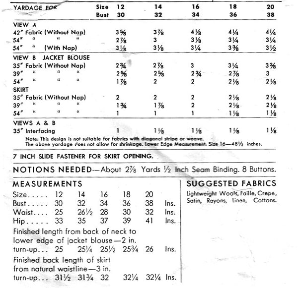 1949 Suit Dress SE40-5105