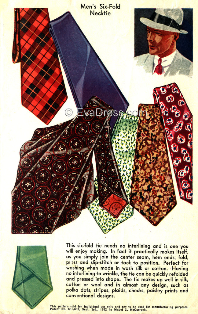 1937 6-Fold Necktie Acc30-519
