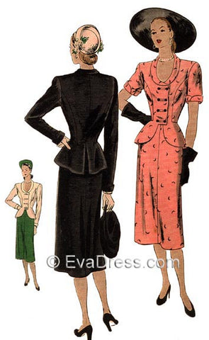 1946 Suit Dress, SE40-6067