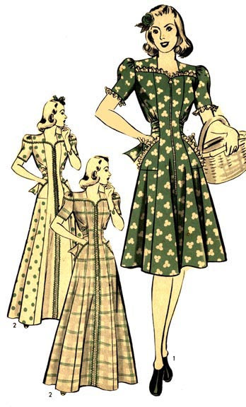 1941 Housecoat or Dress, NL40-622