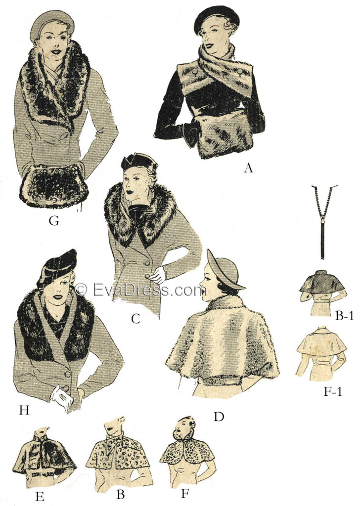 1936 Capes, Muffs & Collars C30-6474