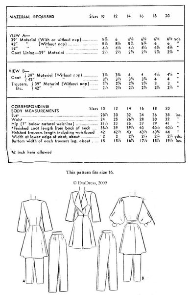 1946 Lounging Ensemble, NL40-6593