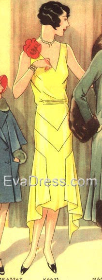 1929 Evening Frock E20-6633