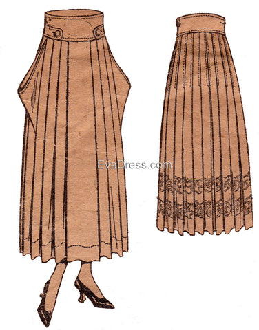 1917 Plaited Skirt Sk10-7339