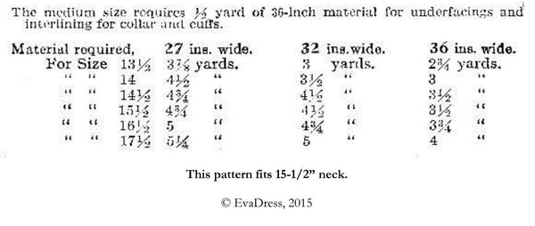 1920's Men's Shirts S20-7552