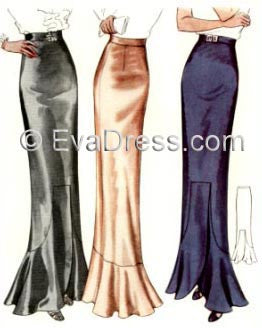 1936 Evening Skirts Sk30-8352