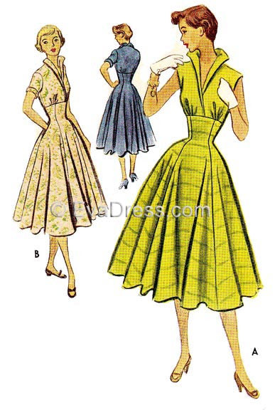 1952 Dress D50-8835