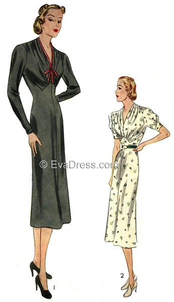 1937 'Directoire' Dress, D30-9079