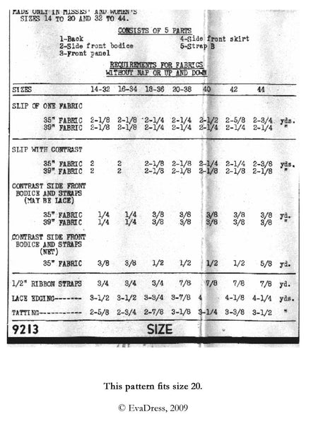 1940's Slips, U40-9213