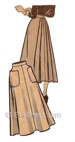 1950's Skirt Sk50-9307
