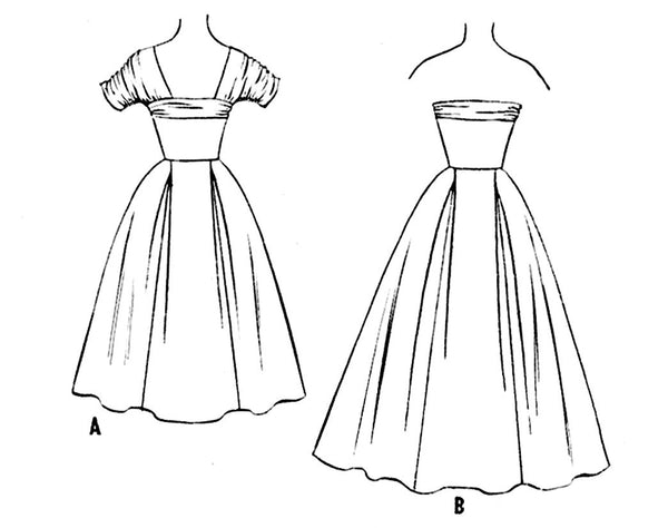 1953 Evening Dress E50-9509