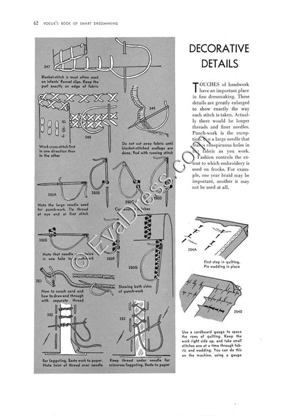 Reproduction 1937 Vogue Sewing Booklet (Reproduction)