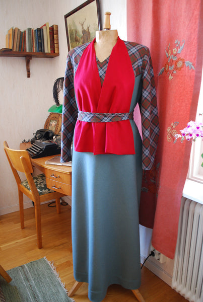 1935 Frock with Jabot D30-5281