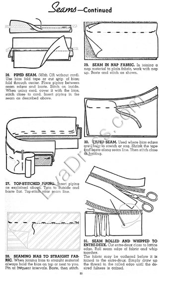 Reproduction 1945 Simplicity Sewing Booklet (Reproduction)